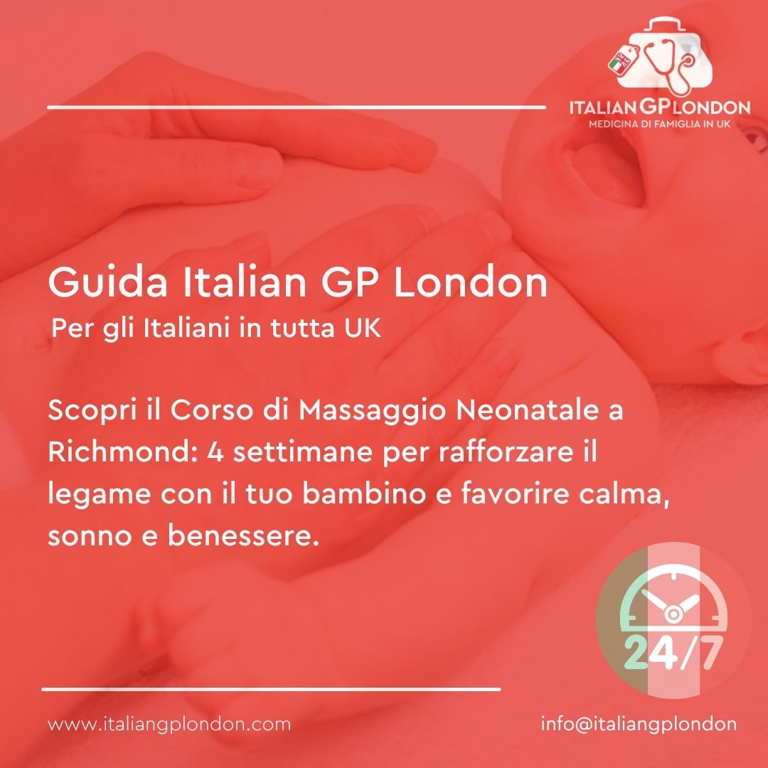 Scopri il Corso di Massaggio Neonatale a Richmond: 4 settimane per rafforzare il legame con il tuo bambino e favorire calma, sonno e benessere.